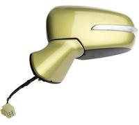 Black Wing Mirror For Suzuki For S-Cross For SX4 2014 2015 Auto Outside Door Rearview Mirror Assemblys(6pins left,Yellow)