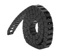 Black Wire Carrier Chain 10mm x 20mm 1M Length Drag Chain Cable Wire Carrier Electrical Machines