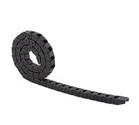 Black Wire Carrier Nylon Cable Drag Chain for CNC Router Machine/3D Printer - R28 1000mm/40"