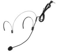Black Wired Headset Microphone for Presenters and Actors