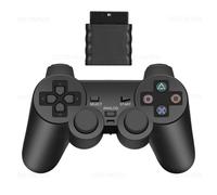 (black) Wireless Gamepad for Sony PS2 Controller for Playstation 2 Console Joystick Double Vibration Shock Joypad USB PC Game Controle