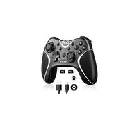 (Black) Wireless Nintendo Switch Controller with Programmable/Vibration/Turbo Compatibility with Nintendo Switch/Lite/OLED/Windows PC(Red Blue)
