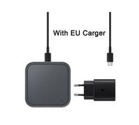 (Black with EU Carger) Samsung Fast Wireless Charger 15w Qi Pad For Galaxy Z Fold Flip 3 4 S23 S22 S21 Ultra S10 S9 S8 Plus Note 20 Earphone,ep-p2400