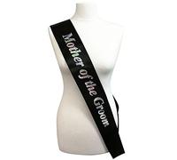 Black With Holographic Silver Foil ‘Mother Of The Groom’ Sash
