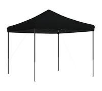 vidaXL Foldable Party Tent Pop-Up Black 292x292x315 cm