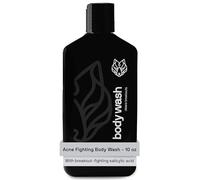 Black Wolf Nation Activated Charcoal Body Wash - 10 Fl Oz - Activated Charcoal and Salicylic Acid Reduce Acne Breakouts an...