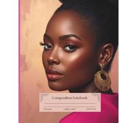 Black Woman Crowned in Grace Composition Notebook: College Ruled for Journal and Everyday Writing from the Pink Breast Cancer Awareness Crowns Collection