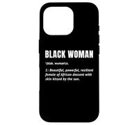 Black Woman Definition Strong Beautiful Black History Month Case for iPhone 16 Pro