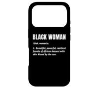 Black Woman Definition Strong Beautiful Black History Month Case for iPhone 17 Pro