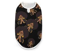 Black Woman Praying Dog Shirts Summer Pet Clothes Comfort T-Shirts Vest Sleeveless Tank Top for Cats Dogs S