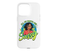 Black Women All My Pants Are Sassy Funny Melanin Girl Magic Case for iPhone 15 Pro Max