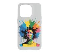 Black Women Artwork African American Black Queen Case for iPhone 15 Pro