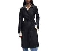 Black Women Coat Statement Piece, female, Desigual, Belted Coats, Black, L, Coats L