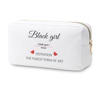 Black Women Gifts Noun Definition Cosmetic Bag Inspirational Gift for Her African American Gifts for Black Women Motivational Makeup Bag Feminism Gift Women Empowerment Gift Christmas Birthday Gift