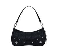 Embro Patch Alsacia Bag - female - Desigual - Shoulder Bags - Black - ONE SIZE - Bags ONE SIZE
