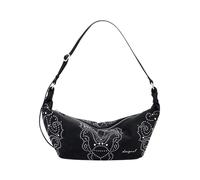 Black Women Handbag with Stud Embellishments - female - Desigual - Shoulder Bags - Black - ONE SIZE - Bags ONE SIZE