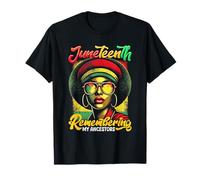Black Women Remembering My Ancestors Juneteenth T-Shirt