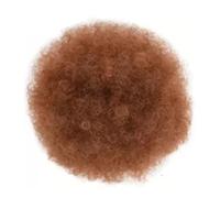 Black Women Short Kinkys Curly Synthetic Afros Puff Drawstring Ponytail Extension for Afro Bun Extension Hairpieces Elegant or Chic Look(Orange)