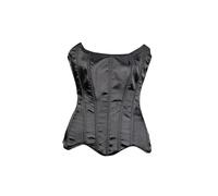 Black Women's Renaissance Corset Tops Shapewear Plus Size Vintage Satin Vest Bustier Top Underbust Bodysuit Streetwear corset lingerie for women 3XL