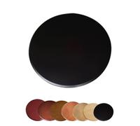 Black Wood Dining Table 360° Swivel Smooth & Quiet 90cm Round Serving Plate for Easy Food Sharing Perfect for Family Gatherings