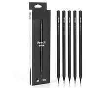 Black wood Pencil Graphite 2B/HB Hexagonal Bar Exam Answer Art Sketch,Writing Pencils for Children I Pencils for School Supplies I School Pencils for Party Bag | Pack of Pencils Sticker(2B*1)