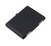 Black Wood PU Leather Clarinet Saxophone Reed Case Holder for 6 Reeds