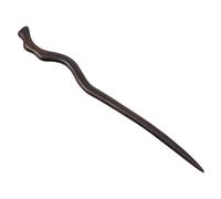 Black Wooden Hair Stick for Women Elegant Antique Bun Pin | Polished smooth finish, simple ancient style design, for parties and celebrations, comfortable to touch