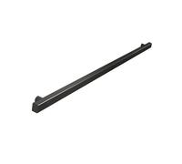 Black Wooden Handrail for Stairs Wall Mounted Non Slip Banister Support Rod Safety Hand Grab Rail Indoor Outdoor Use Elderly Children 140cm