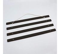 Black Wooden Poster Hanger Gripper Wood Holder Hanging Window Display A0 A1 A2 A3 A4 (A0 Landscape 1200 mm)