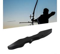 Black Wooden Riser with Detachable Feature 350g Designed for Split Straight Pull Bow