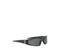 Black Wraparound Sunglasses with Smoke Lenses - male - Alexander McQueen - Sunglasses - Black - ONE SIZE - Accessories ONE SIZE