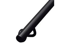 Black Wrought Iron Staircase Handrail Banister Hand Rails for Outdoor Steps Indoor Stairs Railing,Wall Mount Step Baluster Safety Support Grab Bar Round Pipe(18ft/540cm)