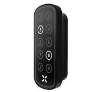 BLACK X Keypad add-on for use with BLACK X Smart Door Lock, Bluetooth LE 5.0, LED-Backlit, Advanced AI eKey Technology, up to 2 Years Battery Life, IP65 Rating for Durability (Black)