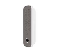 BLACK X Keypad add-on for use with BLACK X Smart Door Lock, with 2 Access Cards, Bluetooth, LED-Backlit, Advanced AI eKey Technology, up to 2 Years Battery Life, IP65 Rating for Durability (White)