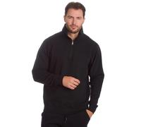 (Black, X-Large) Mens 1/4 Zip Funnel Neck Pullover Stand Up Collar Sweatshirt Long Sleeve Top Sportswear M-Xxl