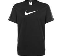 (Black, XL) Nike Mens Repeat T Shirt Club Swoosh Classic Logo Crew Neck Tee