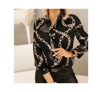 (Black, XL) Vintage Blouse Shirt Silk Tops Elegant Long Sleeve Loose Womens Blouses Camisas De Mujer Spring Autumn Streetwear Women Clothes