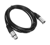 Black Xlr Microphone Cable Male to Female Balanced Audio Cord