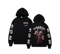 (black, XXL) Bad Omens The Concrete Forever Tour 2023 Hooded Unisex Harajuku Hip Hop Gothic Sweatshirt Men Casual Oversized Hoodie Streetwea