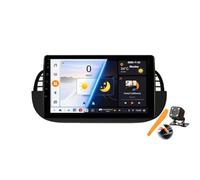 Black,Y700S,Car Stereo Android 15.0 Radio for F-iat 500 2007-2014 GPS Sat Navigation 9'' Touchscreen DVD Multimedia Video Player FM BT Receiver with Carplay 4G 5G WiFi DSP SWC