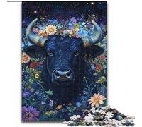Black Yak 1000 Piece Jigsaw Puzzle for Adults Teens, Decompressing Intellectual Educational Toy Educational Game for Birthday, Chrismas (26x38cm)