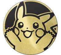 Black & Yellow Glitter Pikachu Joy Oversized Coin