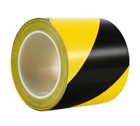 Black & Yellow Hazard Tape 300mx50mm PVC Warning Barrier Upgrades for Zone Indication Danger Zone Tape