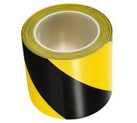 Black & Yellow Hazard Tape 300mx50mm PVC Warning Barrier Upgrades for Zone Indication Yellow and Black Tape