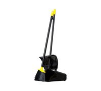 Black/Yellow Heavy Duty Lobby Dustpan and Brush 34 x 10 x 108cm (Each)