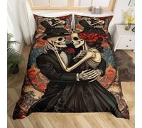 (Black Yellow, King(No Comforter)) Homewish Gary Tiger Bedding Set Orange Rose Painting Comforter Cover,Romantic Tigers Duvet Cover Double African Safari Animals Quilt Cover for Kids