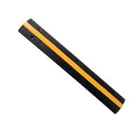 Black/Yellow Rubber With 1 Cable Channels For Asphalt Concrete Gravel Driveways Indoor And Outdoor