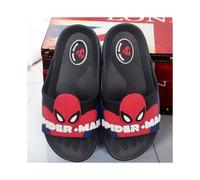 (Black Z, 21-22-Insole 16.0 cm) Disney Children's Slippers Summer Boys Indoor Thick Bottom Bath Soft Anti-skid Sandals Carton Boys Flip-flops Outside Blue Shoes