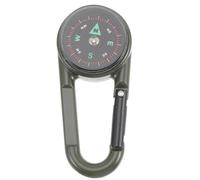 Black Zinc Alloy Hanging Pocket Compass for Camping and Hiking | Wear Resistant, Small and Light, Easy to Store, Set Position, for Friends and Family