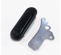 Black Zinc Electric Cabinet Panel Pop Lock Push Button Door Electrical Cabinet Door Cam Lock 1Pcs